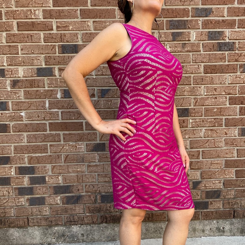 Pink cocktail dress